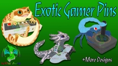 Exotic Gamer Pins!